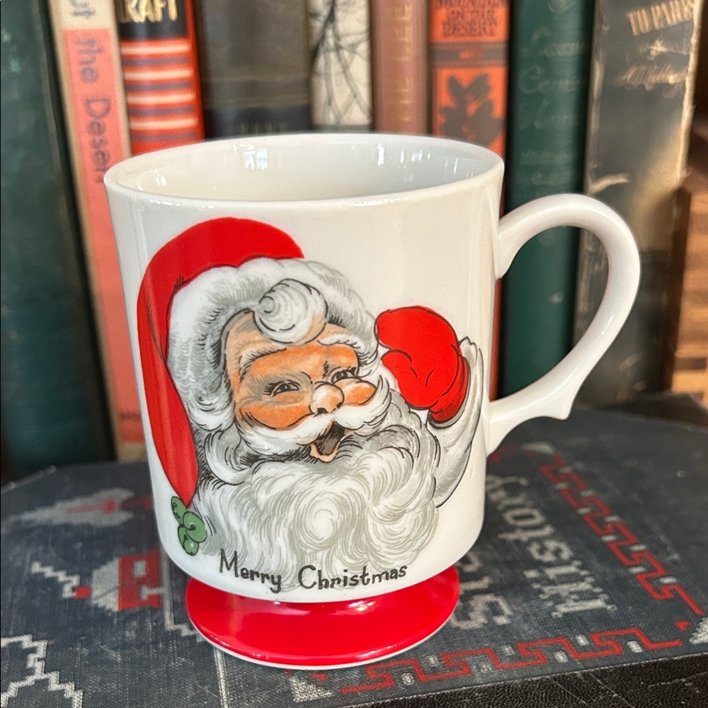 VINTAGE Lefton Porcelain Santa Mug Made in Japan